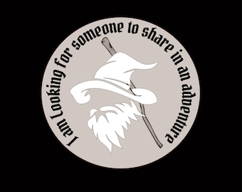 Adventure Wizard Vinyl Sticker