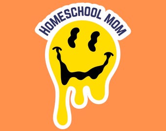Homeschool Mom Vinyl Sticker