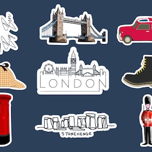 British Vinyl Sticker Set