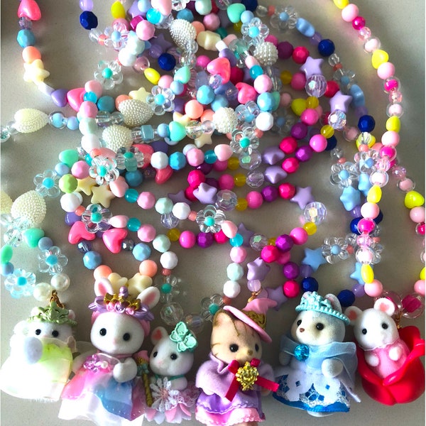 Calico Critters/Sylvanian Families Beaded Necklaces