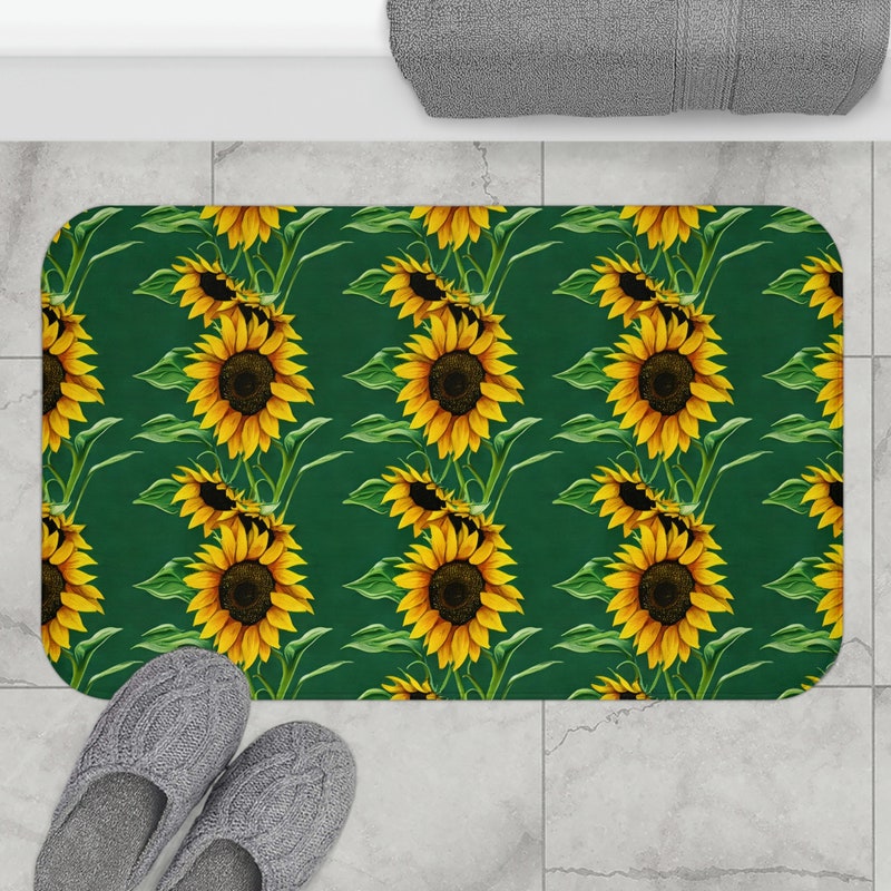 Sunflower Bathroom - Etsy