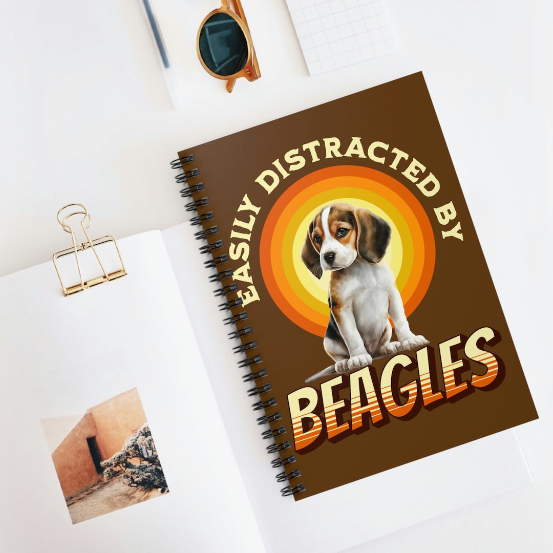 Beagle Notebook Beagle Lover Spiral Notebook Ruled Line, Gift for Her, Gift for Him ...