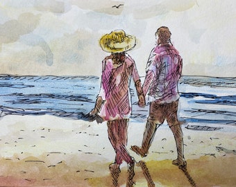 Cute musical postcard