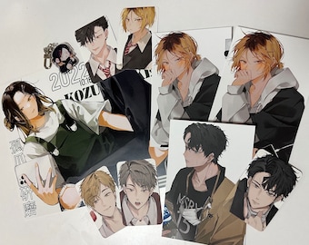 Anime Haikyuu HQ Manhwa Manga Comic : Marchandises non officielles Cartes postales / Stickers / Rubans adhésifs