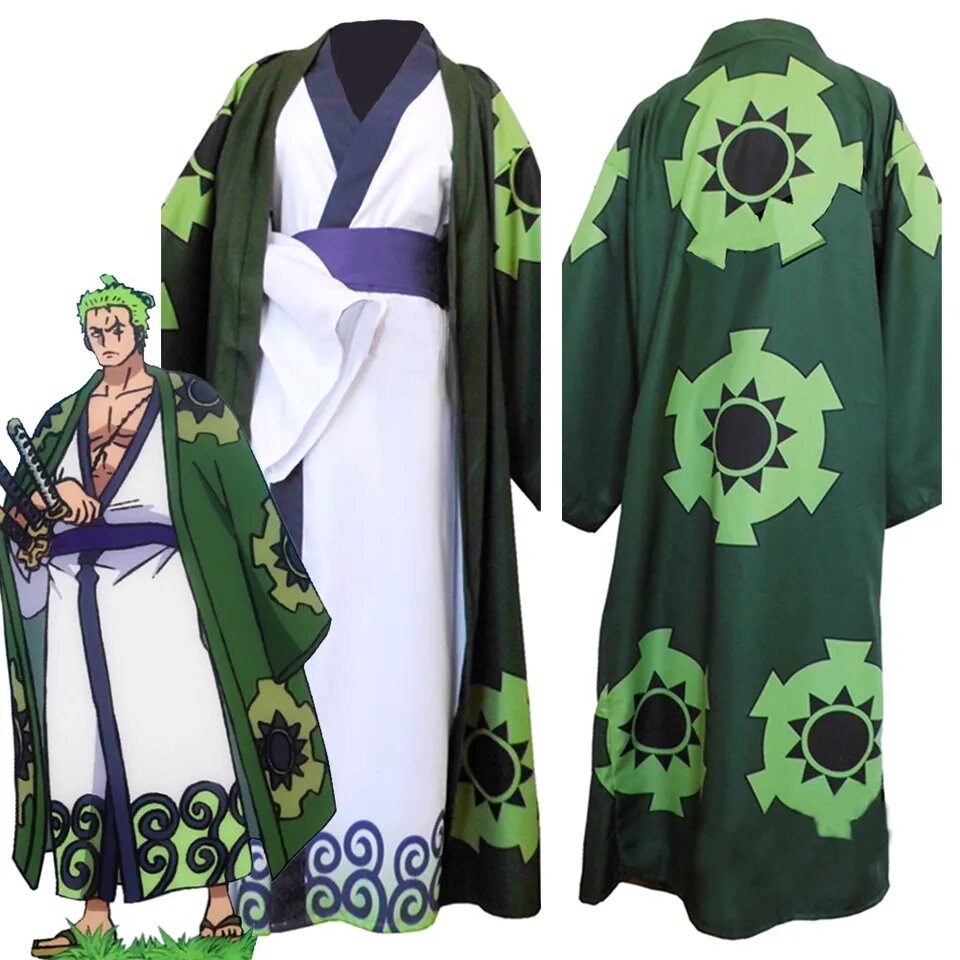 Zoro One Piece Cosplay Clothing Etsy