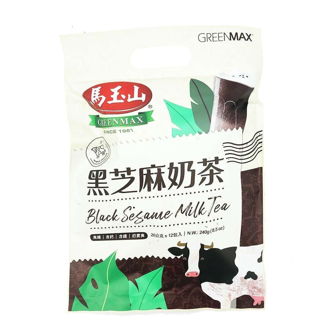 GREENMAX Black Sesame Milk Tea 20g12 Etsy