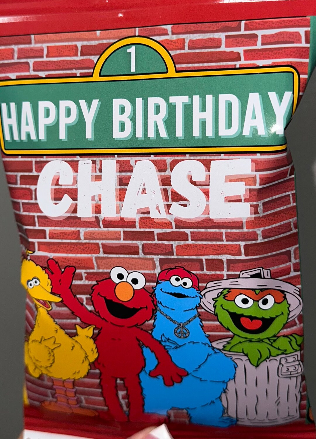 Sesame Street Chip Bags DIGITAL FILE Etsy