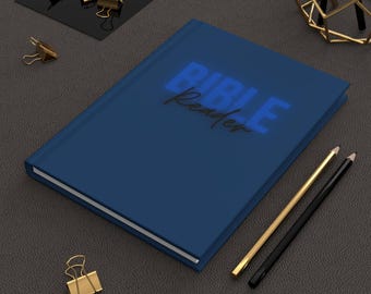 Bible Reader Hardcover Journal for Sermon Notes, Bible Study, Prayer Journal, Christian Notebook