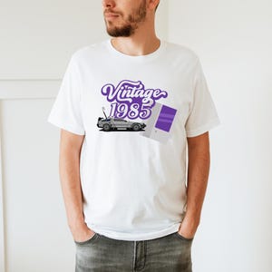 Vintage 1985 Retro Graphic Tee - 40th Birthday Gift, 80s Nostalgia Shirt, Born 1985