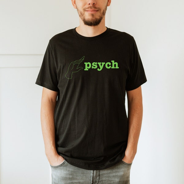 Psychic Reading Hand T-Shirt TV Show Detective Psych TShirt TV Show Gift for Him Psycho Fan T Shirt Psych-o Psych Shirt TV Show Gift