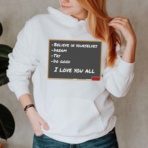 Boy Meets World Hoodie - Mr Feeny Final Advice, I Love You All Class Dismissed Hoodie, 90s Retro TV Show Sweatshirt