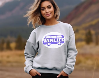 Van Life Cozy Travel Sweatshirt - Women's Nomad Apparel
