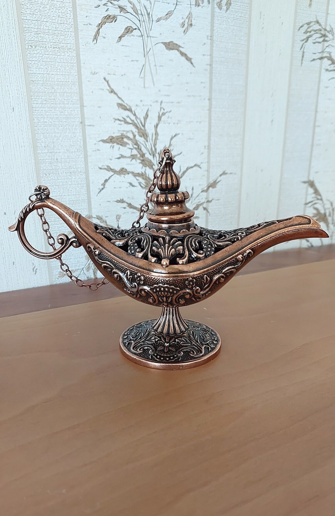 Aladdin Lamp Genie Lamp Incense Burner Silveraladdin Oil Etsy