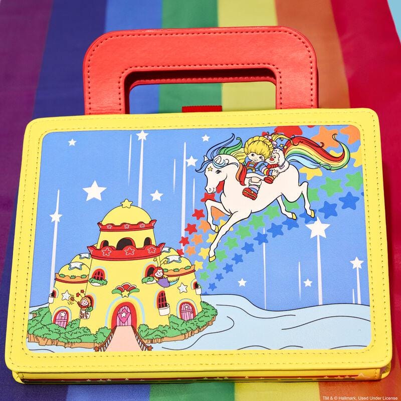 NWT Loungefly Rainbow Brite Rainbow Land Journey Lunchbox Stationery Journal