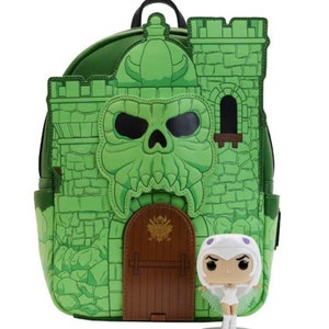 Rare NWT Loungefly LE of 3000 Castle Grayskull and LE of 3000 Sorceress Funko Pop