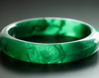 52.5 mm 認定天然 100% 天然 タイプ A サニーグリーン 薄型 翡翠