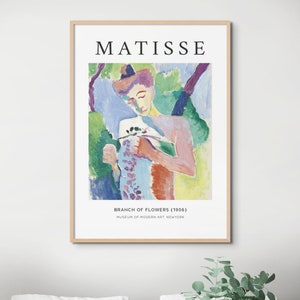 Matisse Print, Preppy Wall Art, Gallery Wall Art, Henri Matisse Print, Printable Matisse Poster