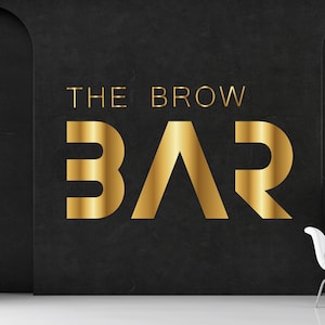 Brow Studio Wall Decal,Eyebrow Studio Wall Sticker,Brow Quote Wall Art,Studio Wall Decor,Window Sticker,Vinyl Letter BE0041