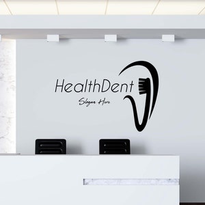 Dental Care Wall Decal Teeth Wall Decal Teeth Wall Sticker Dental Wall Decal Dental Wall Art Window Wall Sticker Dentist Office Decor DE0082