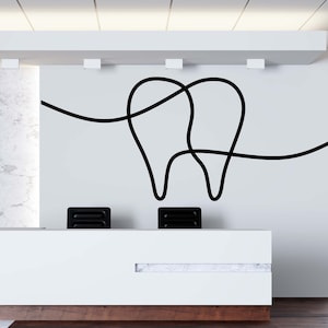 Dental Care Wall Decal Teeth Wall Decal Teeth Wall Sticker Dental Wall Decal Dental Wall Art Dentist Office Decor Window Decal DE0010