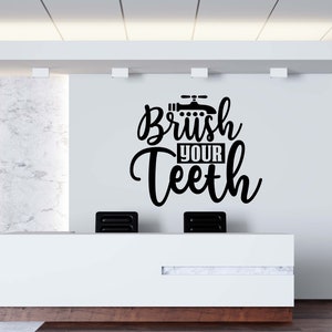 Dental Care Wall Decal Teeth Wall Decal Teeth Wall Sticker Dental Wall Decal Dental Wall Art Dentist Office Decor Window Decal DE0011