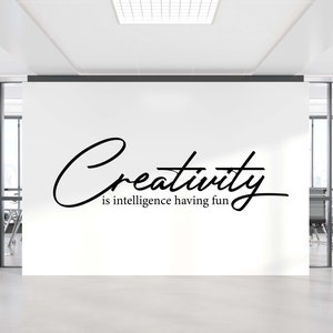 Calcomanía de pared con citas, calcomanía de pared con citas, arte de pared con citas, citas motivacionales, calcomanía de vinilo con citas para la oficina, calcomanía de vinilo con letras QT0015