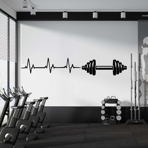 Calcomanía de pared para gimnasio, calcomanía de pared para gimnasio, calcomanía de vinilo con letras para pared de gimnasio, calcomanía con frases para gimnasio, calcomanía para pared para gimnasio, calcomanía para ventana GY0198