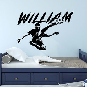 Football Wall Decal Football Wall Sticker Football Wall Design Vinzl Letter Boys Wall Decal Boys Wall Sticker Kids Room Decal FB0004