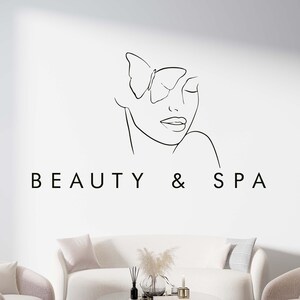 Beauty Salon Wall Decal,Aesthetic Wall Sticker,Spa Wall Decal,Beauty Quotes Wall Decor,Beauty Wall Art,Window Sticker,Vinyl Letter BE0146