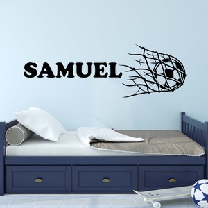 Football Wall Decal Football Wall Sticker Football Wall Design Vinzl Letter Boys Wall Decal Boys Wall Sticker Kids Room Decal FB0009