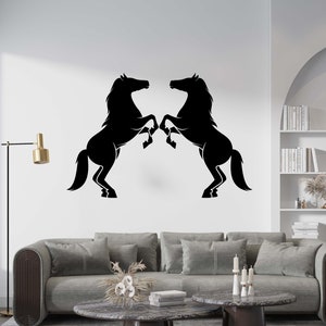 Decorative Horse Wall Decal,Horse Wall Sticker,Home Decor Horse Wall Art,Bedroom Decor,Horse Wall Decor,Window Sticker,Vinyl Letter TG0021