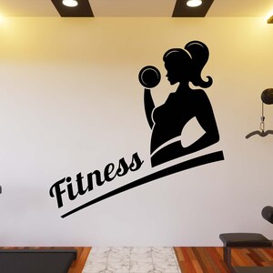 Gym Wall Decal Gym Wall Sticker Gym Wall Art Vinyl Letter Vinyl Decal Gym Quotes Decal Gym Wall Sticker Window Decal GY0063