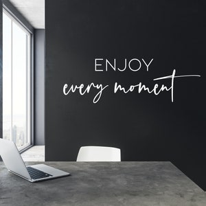 Calcomanía de pared con citas, pegatina de pared con citas, arte de pared, citas motivacionales, calcomanía de citas de oficina, calcomanía de vinilo, letra de vinilo TW0252