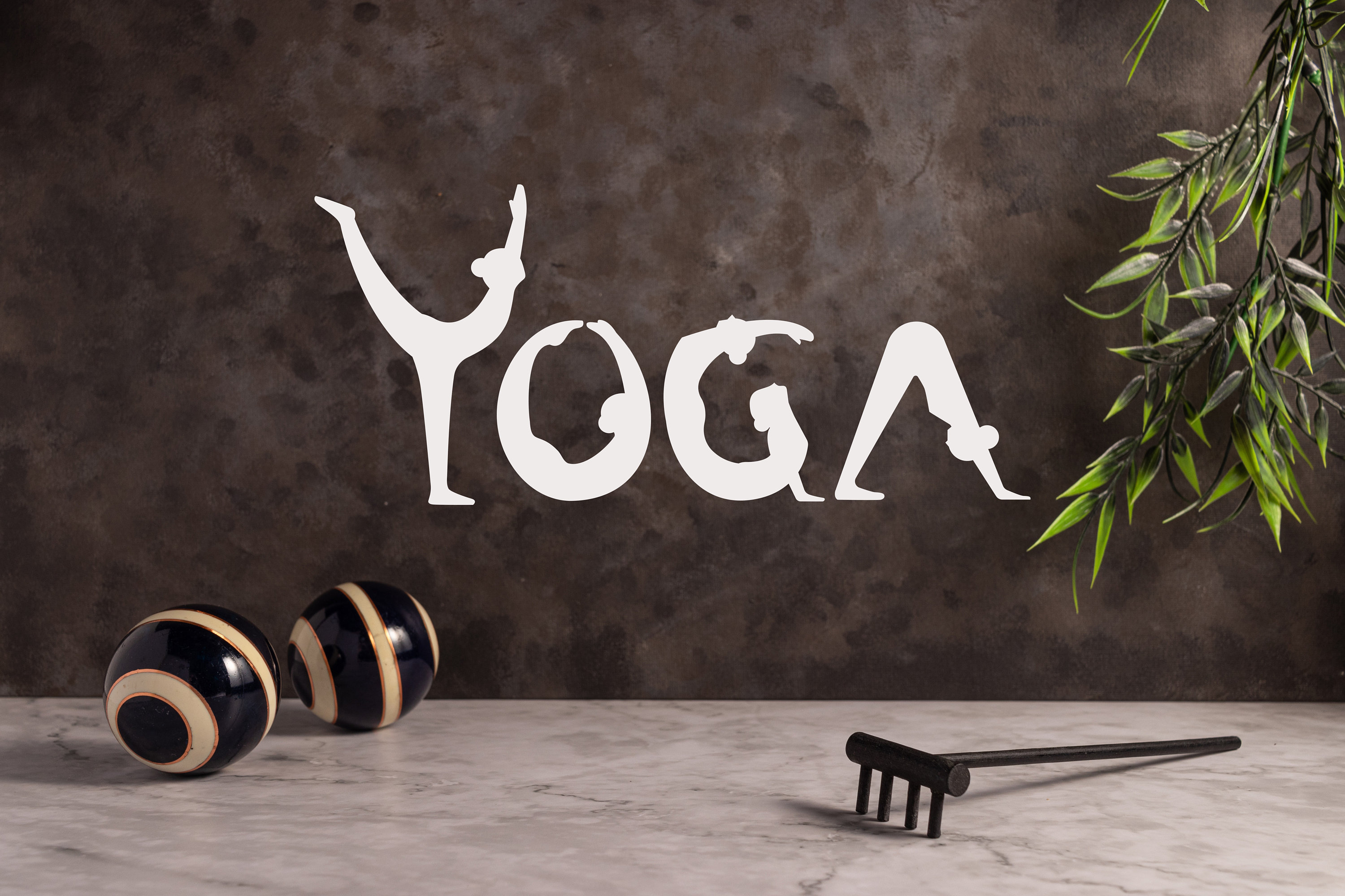 Yoga Wall Decal Yoga Wall Sticker Yoga Wall Art Yoga Wall Decor Gym