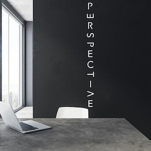 Calcomanía de pared con citas, calcomanía de pared con citas, arte de pared con citas, citas motivacionales, calcomanía de oficina con citas, calcomanía de vinilo con letras QU0065
