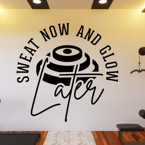 Gym Wall Decal Gym Wall Sticker Gym Wall Art Vinyl Letter Vinyl Decal Gym Quotes Decal Gym Wall Sticker Window Decal GY0066