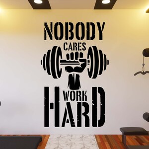Gym Wall Decal Gym Wall Sticker Gym Wall Art Vinyl Letter Vinyl Decal Gym Quotes Decal Gym Wall Sticker Window Decal GY0070