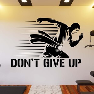 Calcomanía de pared de gimnasio, pegatina de pared de gimnasio, arte de pared de gimnasio, letra de vinilo, calcomanía de vinilo con citas de gimnasio, pegatina de pared de gimnasio, calcomanía de ventana GY0116
