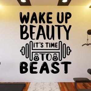 Calcomanía de pared de gimnasio, pegatina de pared de gimnasio, arte de pared de gimnasio, letra de vinilo, calcomanía de vinilo con citas de gimnasio, pegatina de pared de gimnasio, calcomanía de ventana GY0100