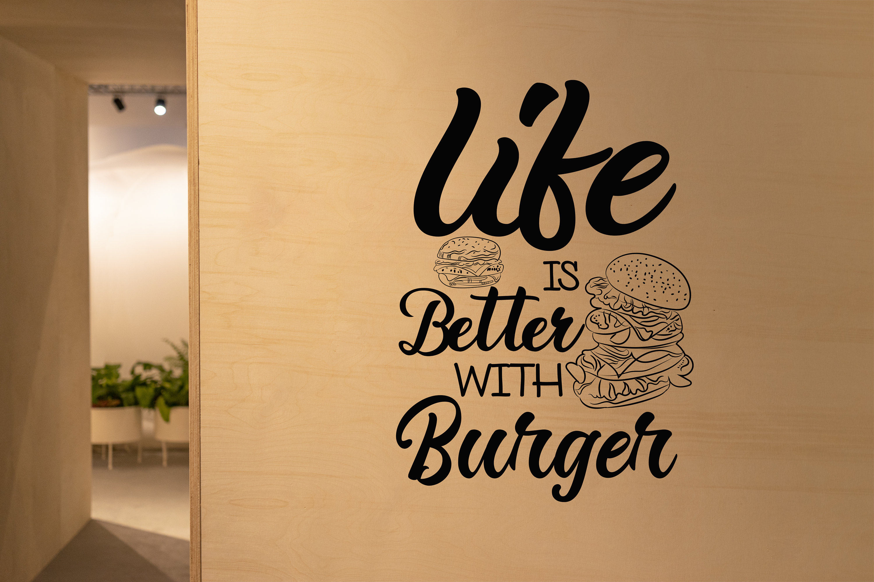 Fast Food Wall Decal,Burger Store Wall Sticker,Pizza Quotes Wall Art Decal,Burger Shop Wall Decal,Pizza Wall Decor, Restaurant decal CK0006