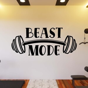 Calcomanía de pared de gimnasio, pegatina de pared de gimnasio, arte de pared de gimnasio, letra de vinilo, calcomanía de vinilo con citas de gimnasio, pegatina de pared de gimnasio, calcomanía de ventana GY0147