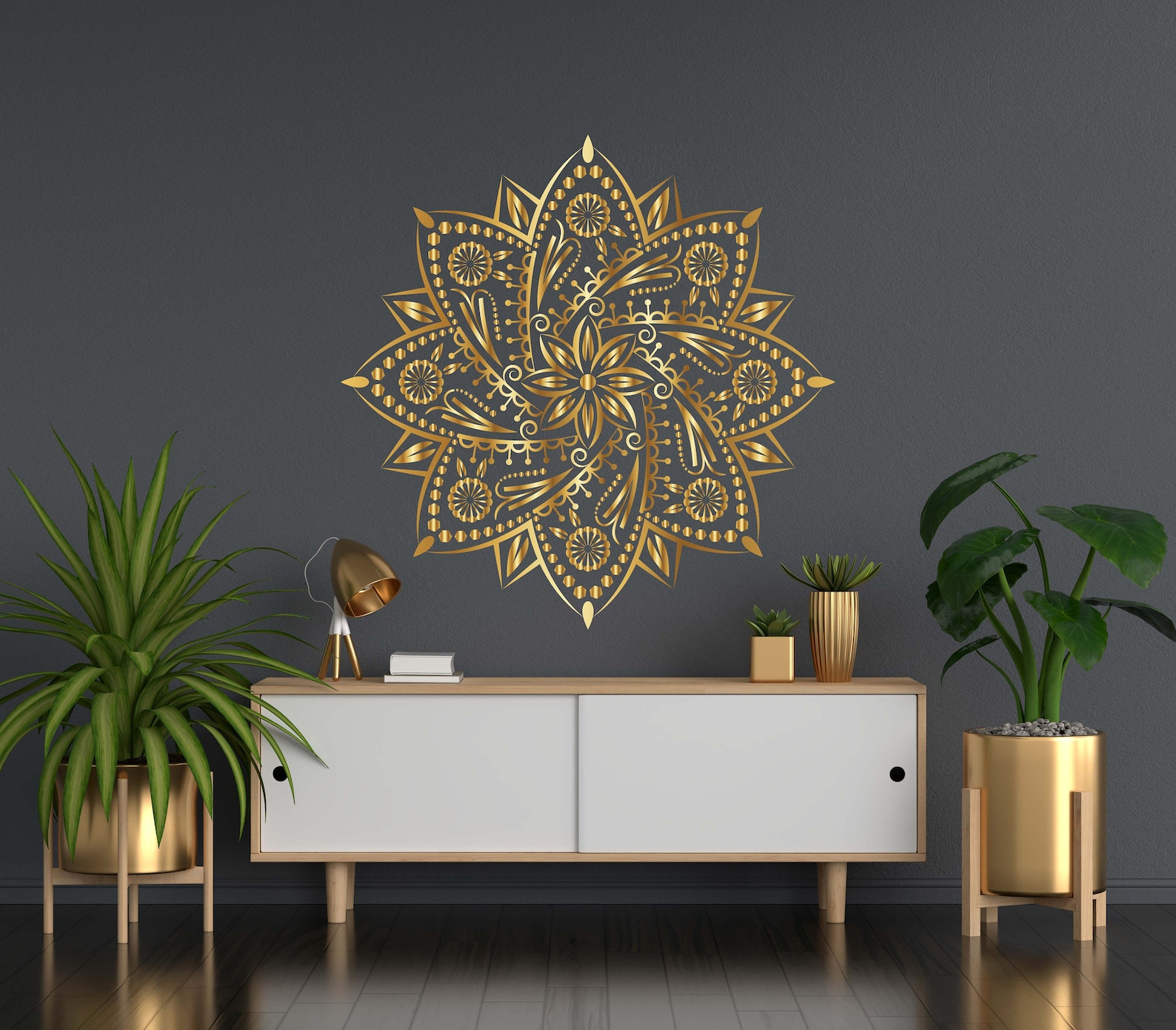 Mandale Wall Decal Mandala Wall Sticker Mandala Wall Art Window Sticker Mandala Wall Decor Vinyl
