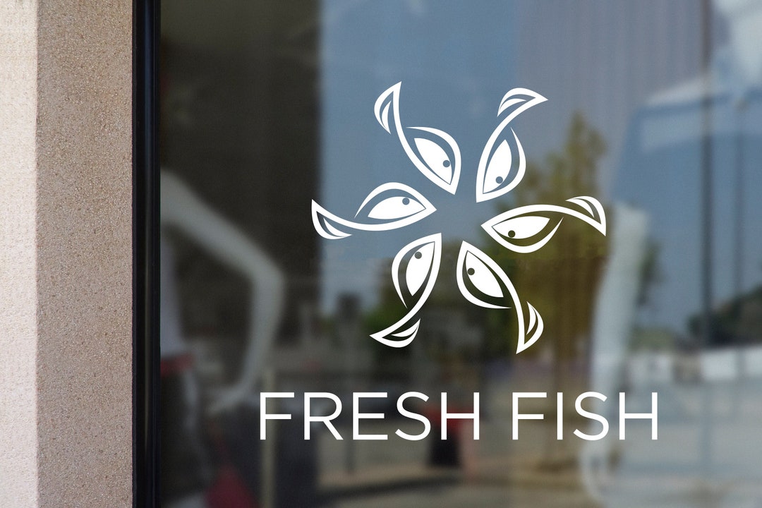 Sea Food Wall Decal,sea Food Wall Sticker,fish Wall Sticker,fish Store ...