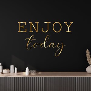 Calcomanía de pared con citas, pegatina de pared con citas, arte de pared, citas motivacionales, calcomanía de citas de oficina, calcomanía de vinilo, letra de vinilo QT0047