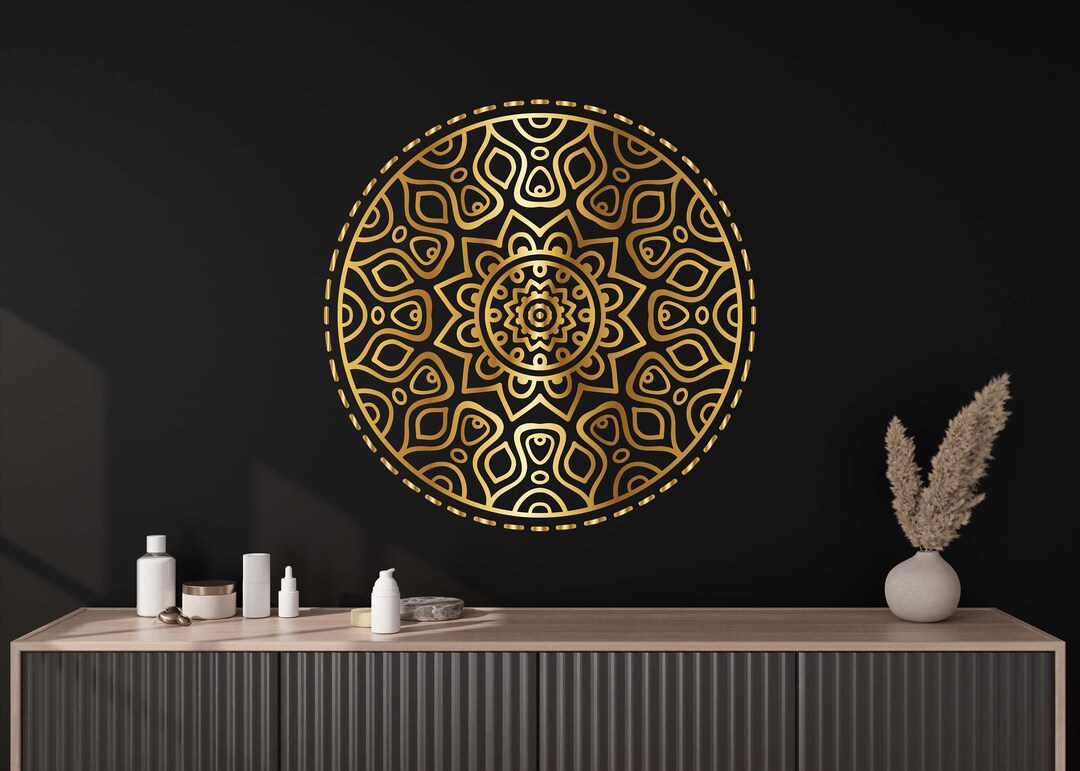 Mandale Wall Decal Mandala Wall Sticker Mandala Wall Art Window Sticker