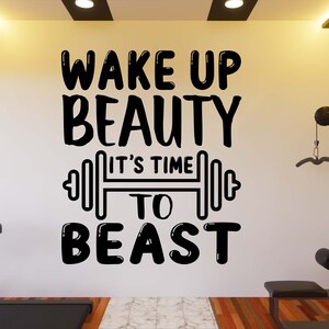 Calcomanía de pared de gimnasio, pegatina de pared de gimnasio, arte de pared de gimnasio, letra de vinilo, calcomanía de vinilo, citas de gimnasio, pegatina de pared de gimnasio, calcomanía de ventana GY0120