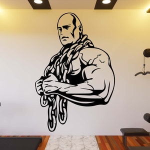 Gym Wall Decal Gym Wall Sticker Gym Wall Art Vinyl Letter Vinyl Decal Gym Quotes Decal Gym Wall Sticker Window Decal GY0092