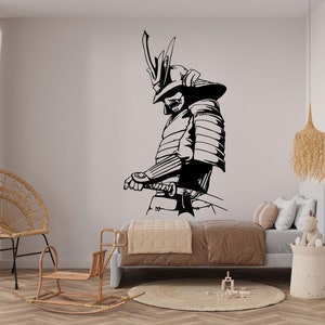 Ninja Wall Decal Ninja Wall Sticker Ninja Wall Decal Ninja Wall Art Ninja Wall Decor Assasin Wall Decal Asian Ninja Decor NI0002