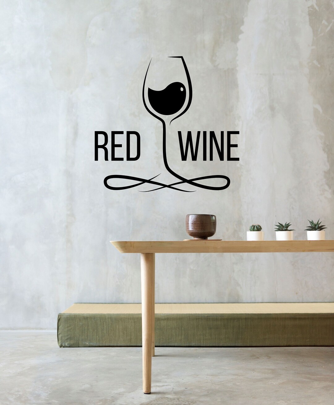 Wine Bar Logo Wall Decal,coctail Bar Wall Art,wine Bar Wall Decor,wine