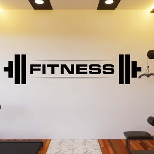 Calcomanía de pared de gimnasio, pegatina de pared de gimnasio, arte de pared de gimnasio, letra de vinilo, calcomanía de vinilo con citas de gimnasio, pegatina de pared de gimnasio, calcomanía de ventana GY0115